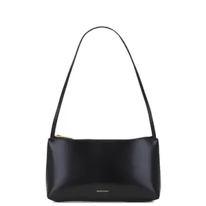 Mansur Gavriel Gaia Shoulder Bag in Black & Flamma
