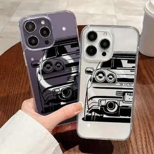 JDM Dream Car Cool Phone Case magsafe for Iphone 16 Pro Max 15 Pro 14 7/8Plus 13 12 11  X/Xs XSMAX Smartphone Accessories Shockproof Anti-slip PHONE Protective Cover