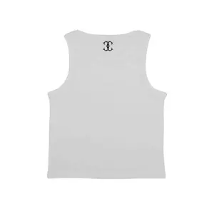 Commons Ribbed Vest Tank White