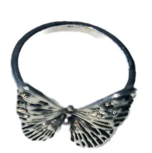 Vintage Sterling Silver Butterfly Ring for Women, Size 5.5