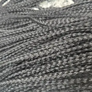 30 40 Inch Braided Wigs Synthetic Hair Full Lace Wig Premium Ultra Long Crochet Braided Wigs for Women High-Quality Braids in Black for Stylish Looks and Versatile Uses Average Cap Size (22-22.5 Inches) 480-520 Grams(1.06LB-1.15LB) Weight