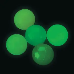 1" Bulk 144  Pc. Mini Neon Colors Glow-in-the-Dark Bouncy Balls