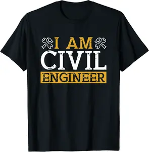 Civil Engineer - Civil Engineering Outfit Gifts T-Shirt - Farhadheid Shop 64B08CSQ64KY