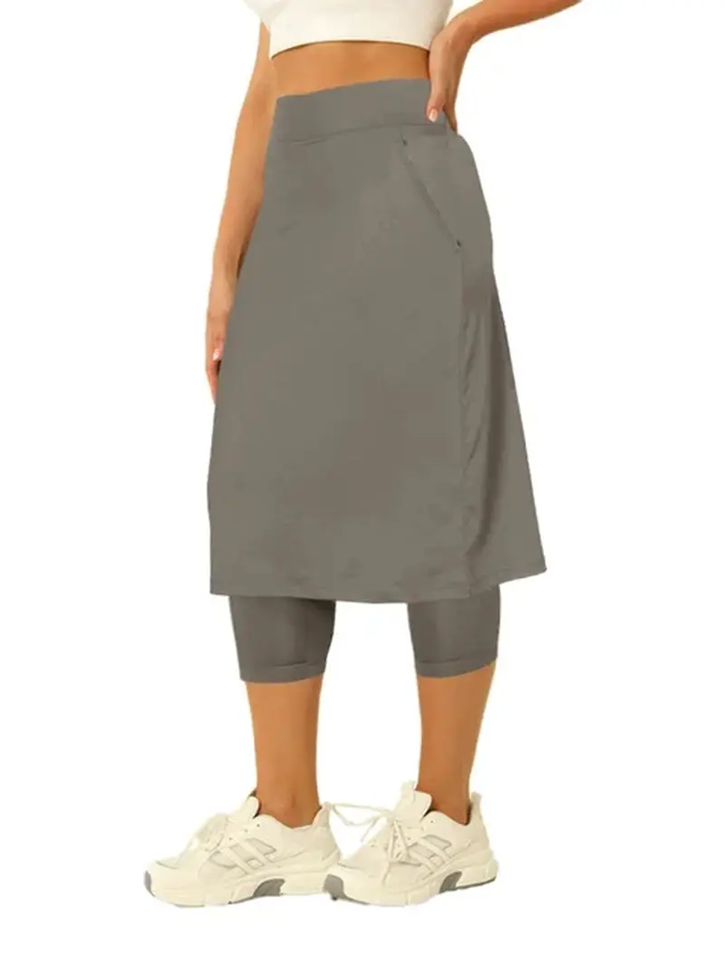 ⛳️ Women's Modest Golf Skort: Below-the-Knee Coverage & Comfort (Pocketed!)