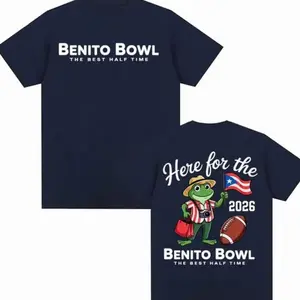 Adults + Youths Benito Bowl Bad Bunnyy Shirt Sweatshirt, Bowl Bunny LX T-Shirt, Puerto Rico Music Tee, Bad Bunnyy Football Shirt