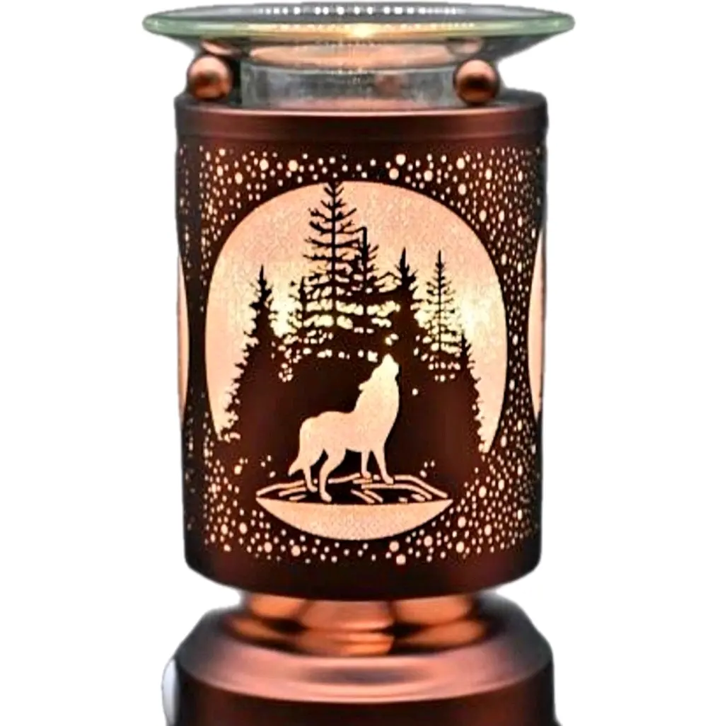 Wolf Electric Touch Wax Warmer! Tart Warmer! Fragrance Oil Burner Decor Gift Ornaments Room Decoration Pack