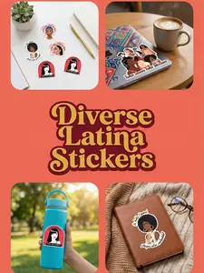 Diverse Latina Collection Stickers