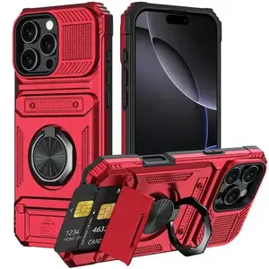 Rugged Armor Phone Case.The Built-In 360° Metal Ring Stand Doubles As A Kickstand And Car Mount, While The Raised Camera Bezel Protects Lenses From Scratches.Applicable to iPhone16.15.14.13.12.11