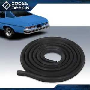 CROSSDESIGN Trunk Seal Weatherstrip Soft Rubber Fit For Pontiac Buick Chevy Olds
