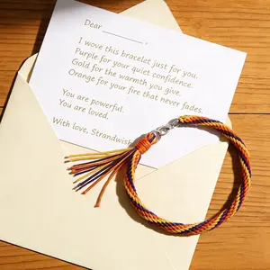 Bracelet Making Kit with Nylon String, DIY Crafts for Adults Beginners, Meaningful Gifts for Family Friends Teens