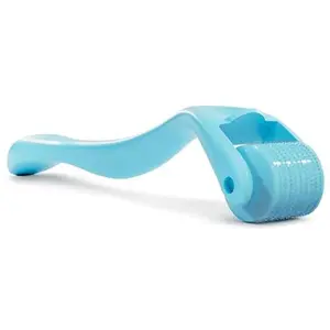 Derma Roller for Hair & Skin Microneedling Roller for Men & Women Beard Growth Hair Regrowth & Acne Scar Treatment Ergonomic Handle Skin Care Tool