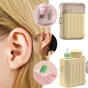 Portable Ear Piercing Cleaner Set, 180pcs/240pcs Ear Cleaning Tools, Ear Cleaning Kit, Synthetic Paper Material, Suitable for Men & Women Daily Use