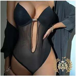 Seamless lingerie bra with steel ring, sexy young women's underwear, fashionable back mesh, elegantly displays small bust.