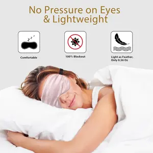 Silk Sleep Mask for Men & Women, Sleeping Eye Mask, Comfortable Eye Protection, Soft Material, Ideal for Travel, Daily Use, Enhances Rest Quality