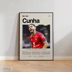 Matheus Cunha - Manchester United poster