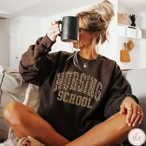 Nursing School T-SHIRT / Sweatshirt , Nursing Student short sleeve, Nursing Student tee,Future Nurse Sweatshirt, Nurse Appreciation Week,Nurse Week Gift Cotton Crewneck