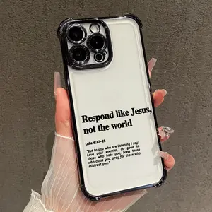 Case for iPhone 17 Pro Max 16 15 Plus 14 13 12 11 XS XR Kind Response Mindset Stylish Lightweight Scratch-Resistant Drop-Proof Premium Softcase