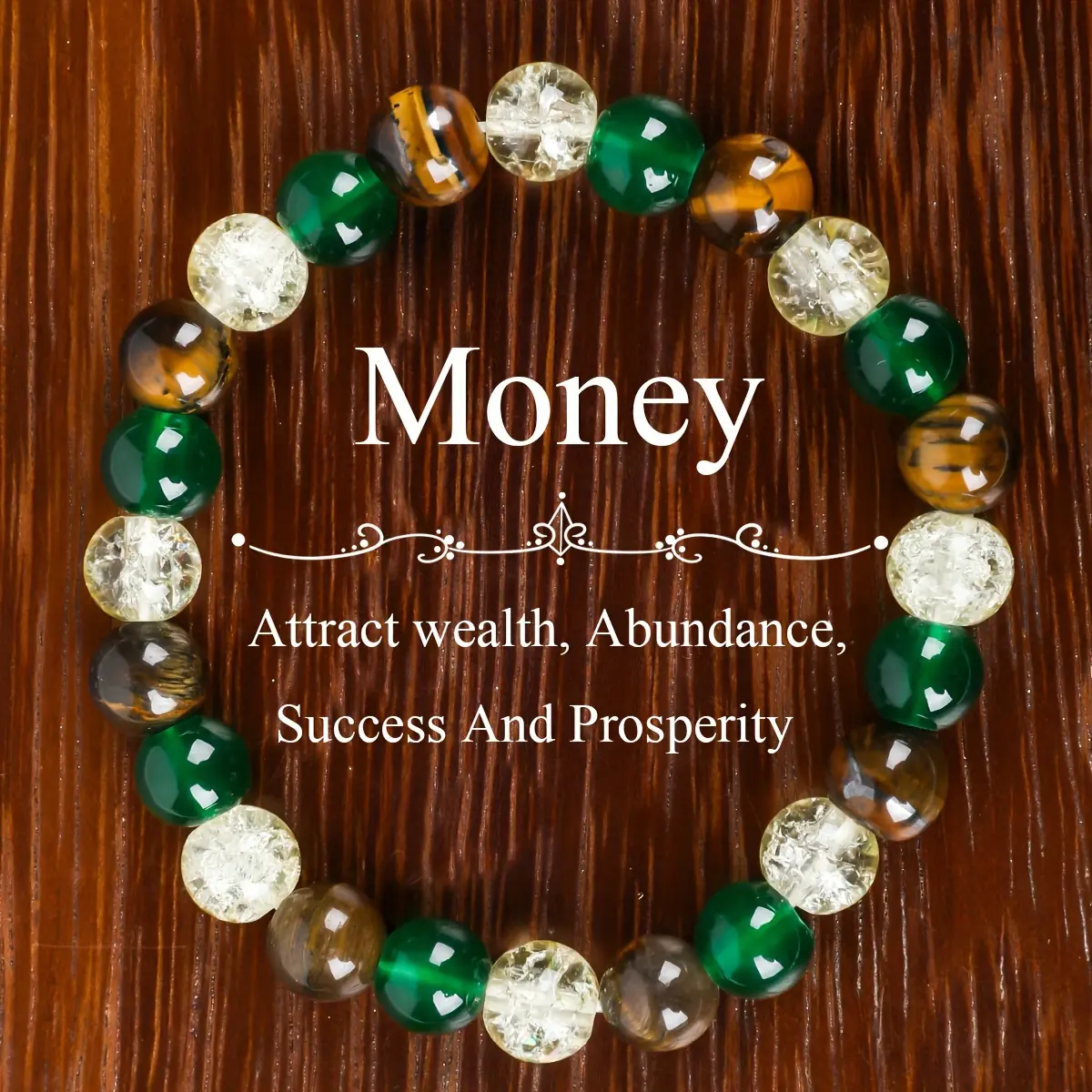 GADASLUY Prosperity Money Boho Stone Bracelet - Fashionable Style Bracelets Jewelry, Women's Costume Accessories, Ideal Gift for Adults