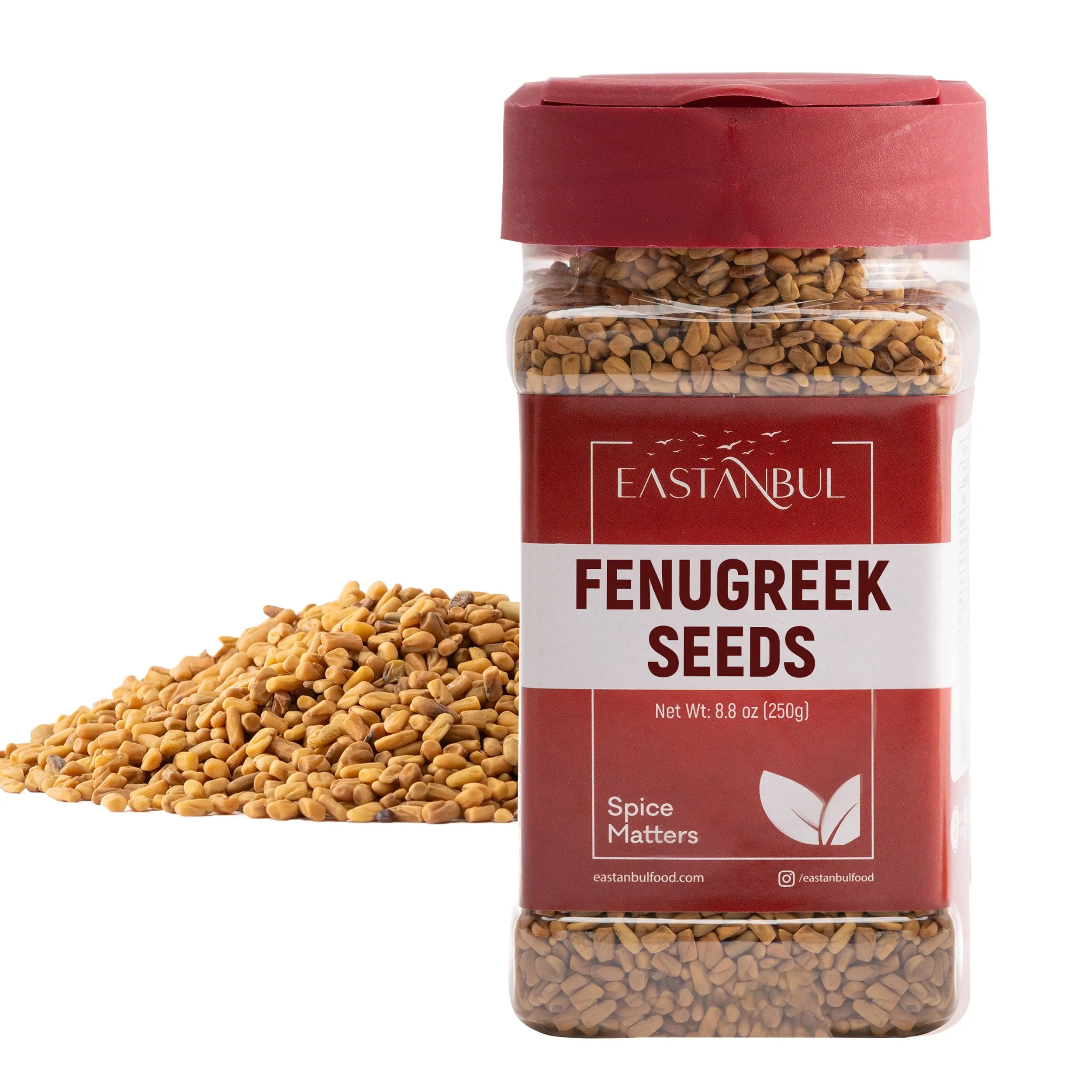 Eastanbul Fenugreek Seeds,Fenogreco en Semillas,Fenugreek Spice,Vegan 8.8oz Gluten Free Herbal Gourmet Grade A