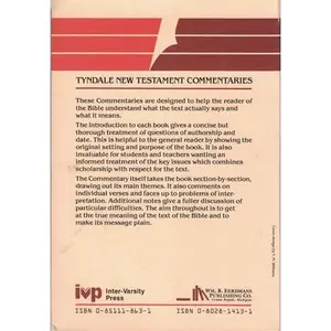 USED Book - The Pastoral Epistles: An Introduction and Commentary (Tyndale New Testament Commentaries) by Donald Guthrie (Paperback) - english