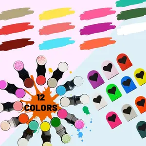 12Colors Temporary Hair Chalk For Girls Kids Adults, Washable Hair Color Makeup For Christmas, Birthday, Cosplay, Festivals Hair DIY Party, etc Haircare Themed Events hair dye hair color