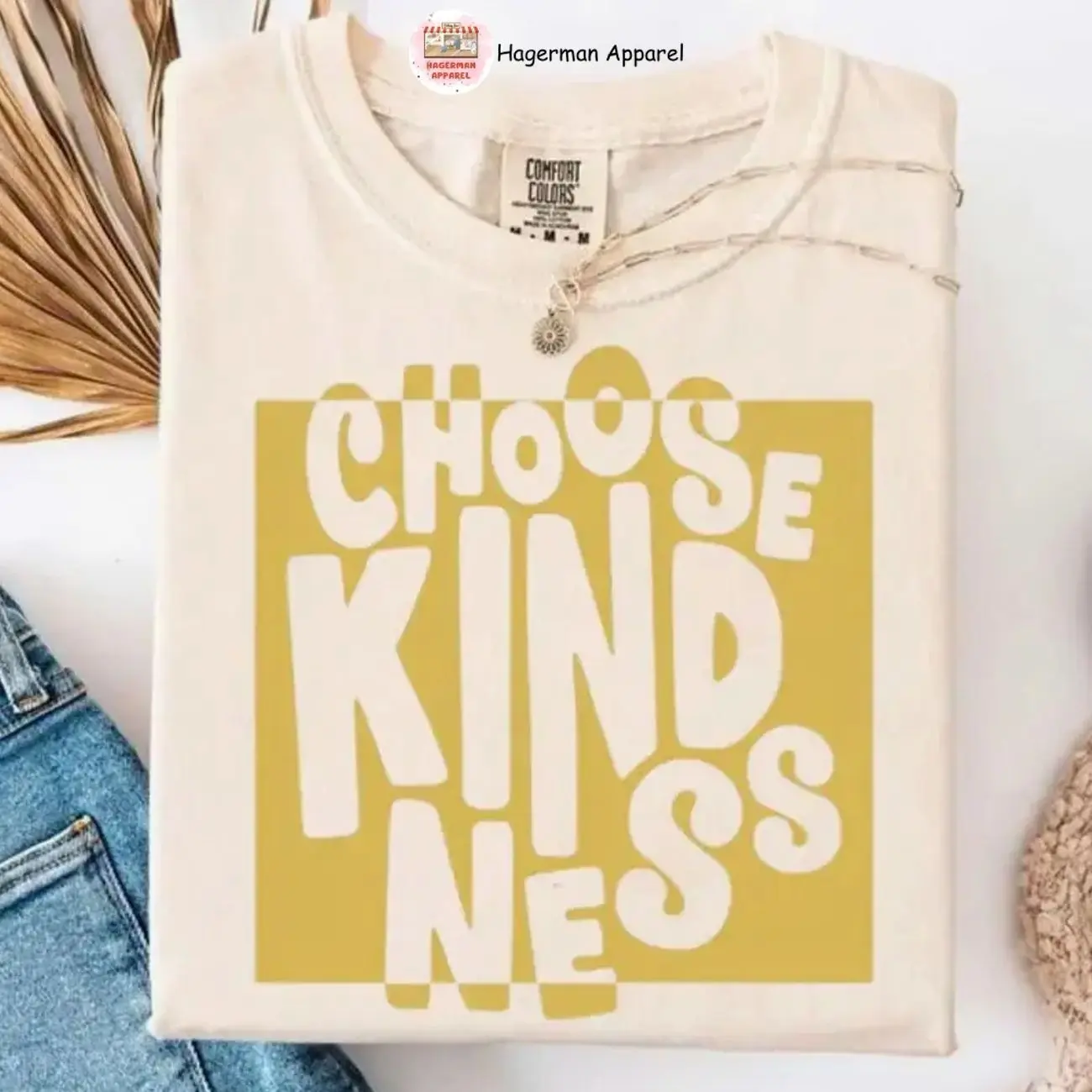Comfort Colors Choose Kindness T Shirt, Retro Kindness Tee, Spread Kindness Shirt, Full Size, Soft Cotton.