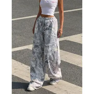 Women’s & Men’s Branch Print Sweatpants — cool streetwear hip hop dance biker school youth fashion; casual trendy sportswear; casual comfy sporty