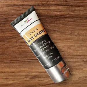 Day Glow. Anti-aging Tinted or UnTinted Moisturizer. Broad Spectrum SPF 30. Vegan. Paraben Free. Oil-Free. Made in the USA. SPF 30 SPF 30 Facial Skincare Sunscreen Moisturizing Hydrate Skin Repair Comfort Matte