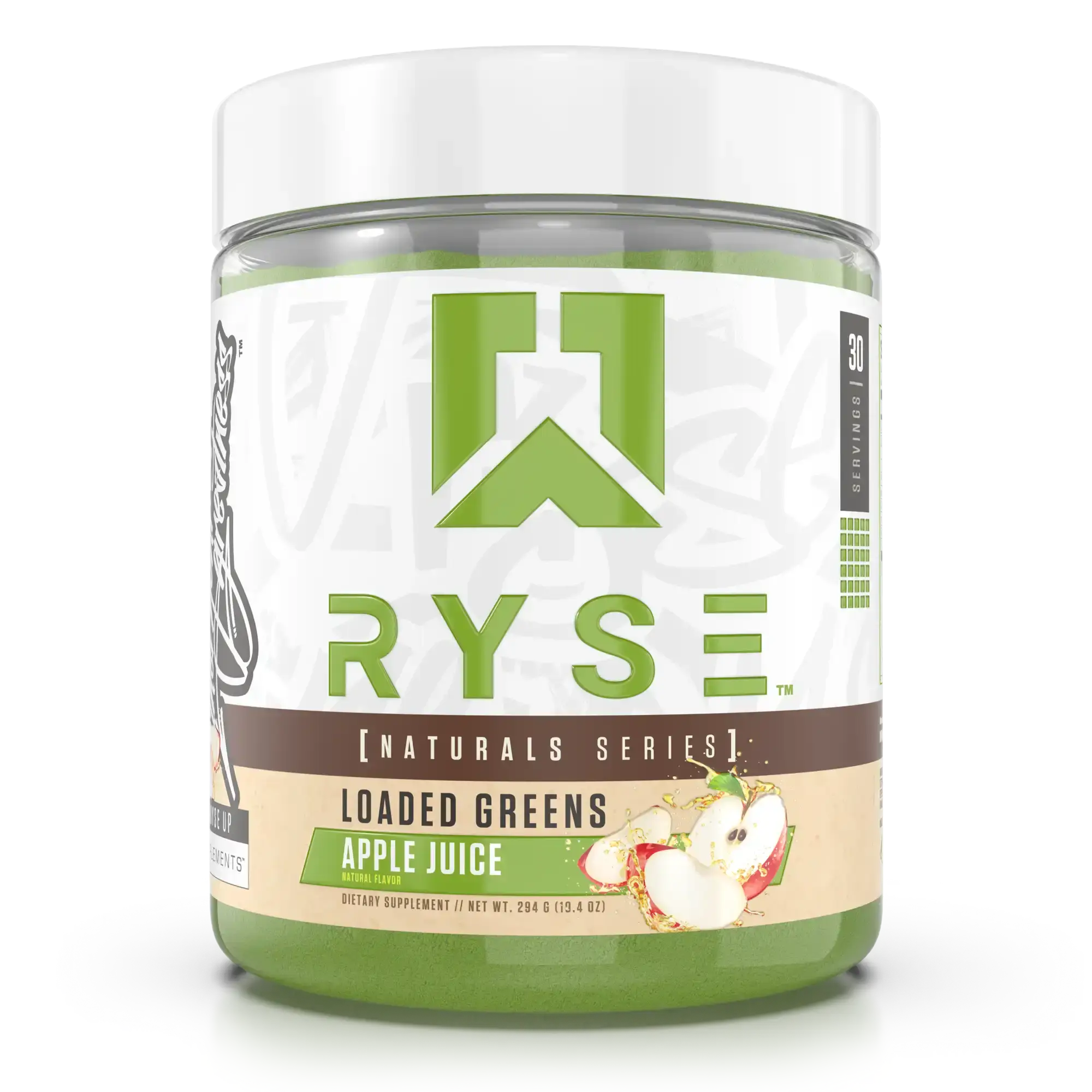 RYSE Loaded Greens Superfood Powder - Daily Supplement with Greens Balance for Digestion, Immunity, and Energy Support - 30 Servings