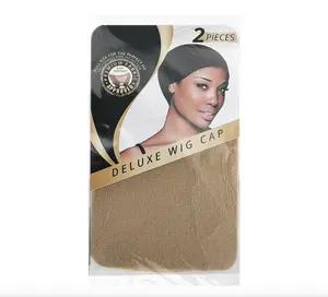 Soft Wig Cap - 2 Pieces Brown Color