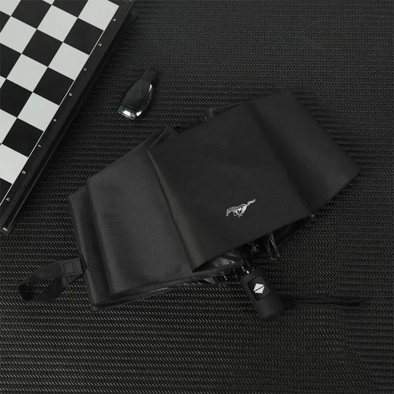 Windproof Rain Fully Automatic Compact 3 Folding Umbrella For Ford Focus Mondeo Kuga Fiesta MK7 Escort Explorer Edge 2 4