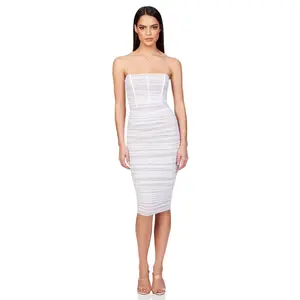 Nookie Mecca Midi Dress - White