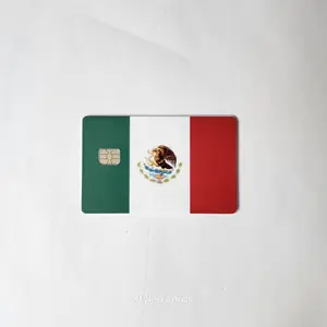 MEXICAN FLAG CARD STICKER