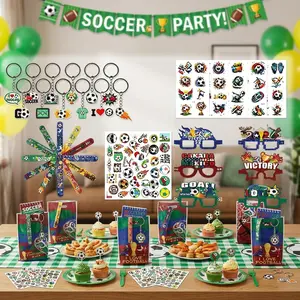 111 Pieces Soccer Party Supplies Set Bulk Sports Goodie Bag Fillers for Soccer Party Gifts Bags