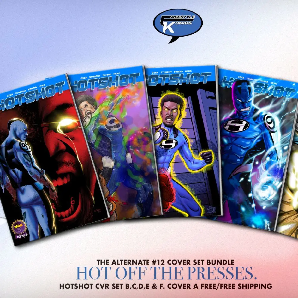 Hotshot #12 Variant Cover bundle