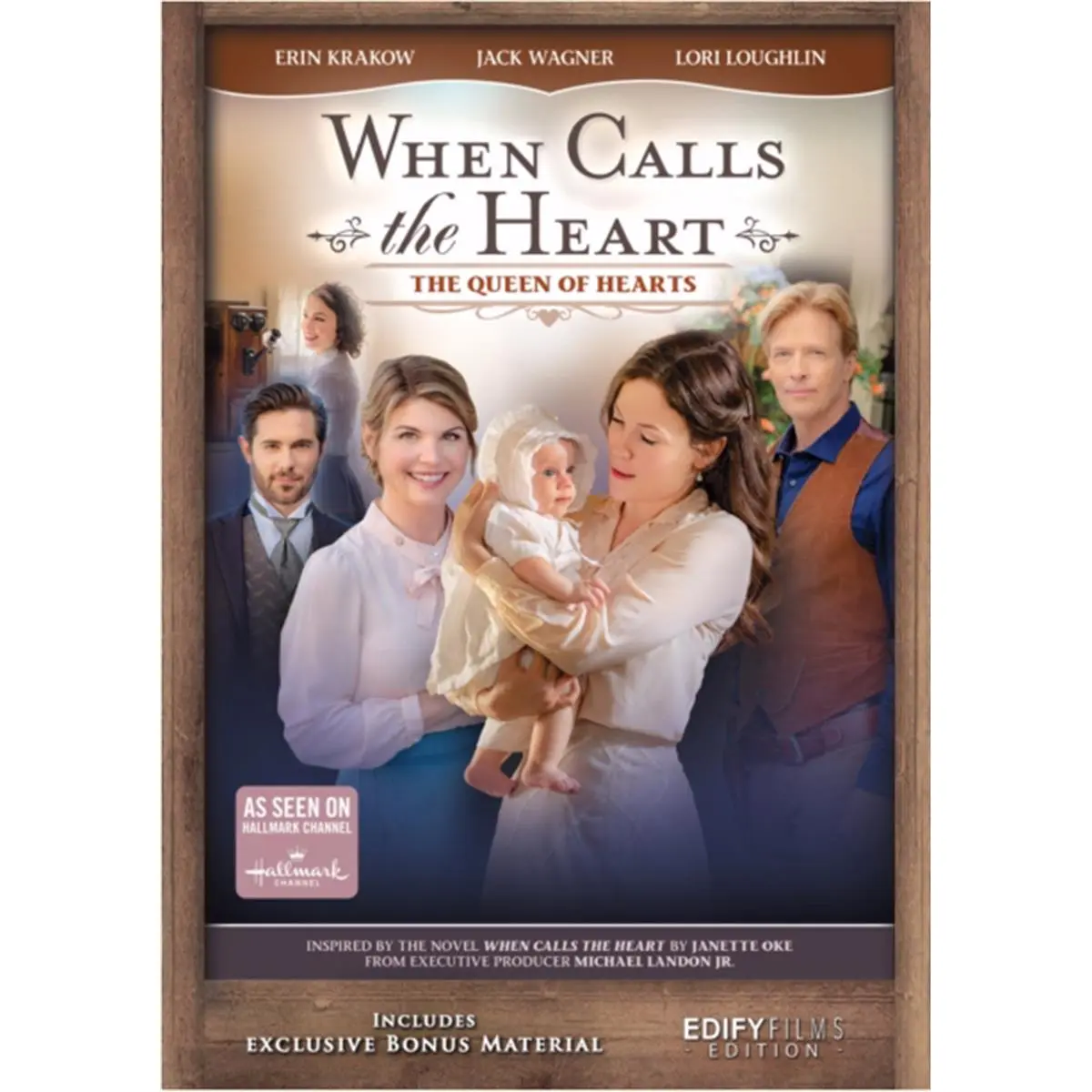 212 MAIN When Calls the Heart: The Queen of Hearts Season 6 DVD 2 - Romantic Drama DVD Video by Edify Films, Starring Lori Loughlin, Erin Krakow, Ideal Gift for Family, Love