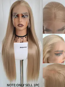 Honey Synthetic Long Lace Front Wig, 13x4 Frontal Hairpiece, Natural Look, Easy to Style, Perfect for Daily Wear, Frontal Wigs