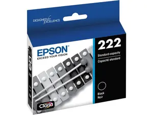 Epson Claria T222 Standard Capacity Black Ink Cartridge - Black  T222120-S