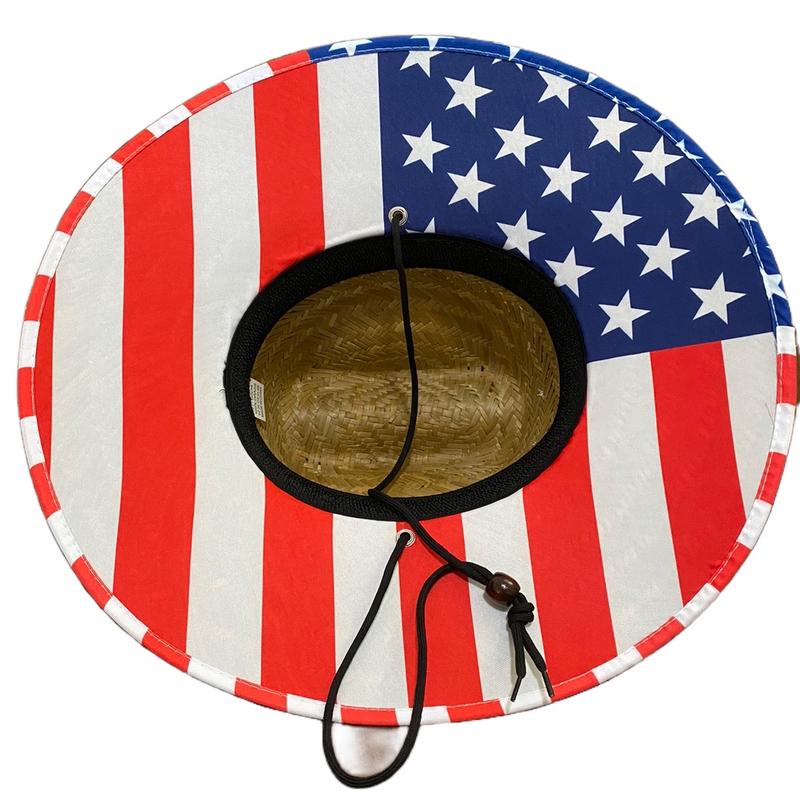 Handcrafted Unisex USA Straw Hat with Wide Brim for Sun Protection