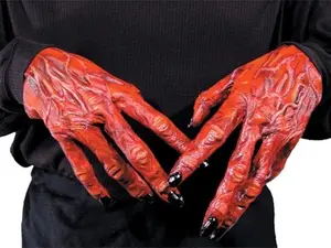 Devil Hands Costume Gloves – Creepy Halloween Accessory