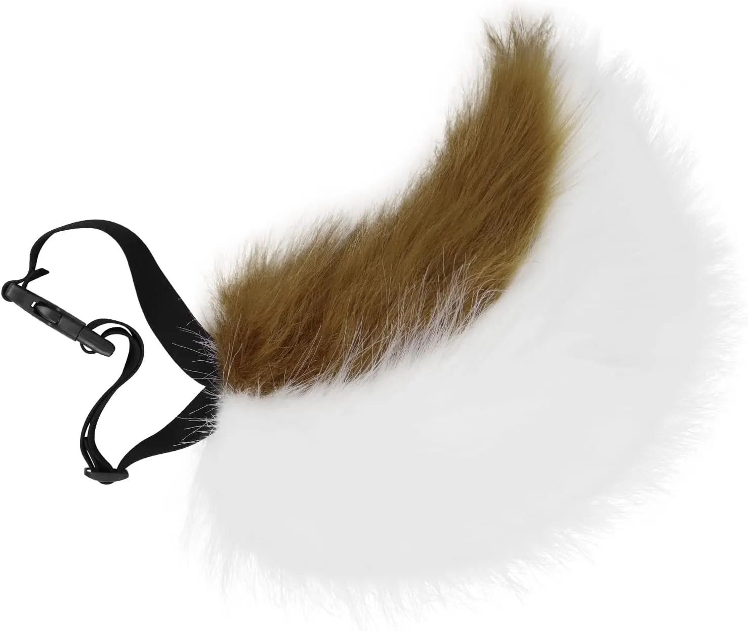 Soft Furry World Unisex 25Cm / 9.84"" Soft Faux Fur Bunny Tail Plush Prop - Adjustable Belt Fashion Accessory, Photography Prop for Fancy Dress Parties, Christmas Party, Bedazzled Headband Companion, Gift Item