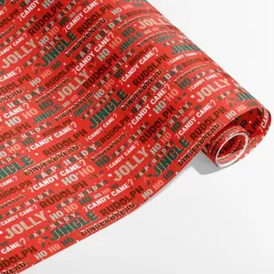 Eco-Friendly "Tis The Season" Christmas Wrapping Paper - Thick & Durable Eco-Friendly Design for Festive Gifts - Perfect for All Occasions