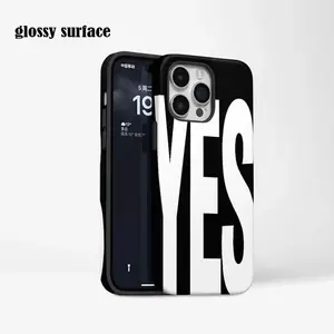 YES Protective case, fun design, compatible with iPhone 17 Pro Max, 17Air, 16 Pro, 15 Plus, 14, 13, 12 and 11, TPU full screen, shockproof, stylish, scratch-resistant, soft silicone material, drop-proof