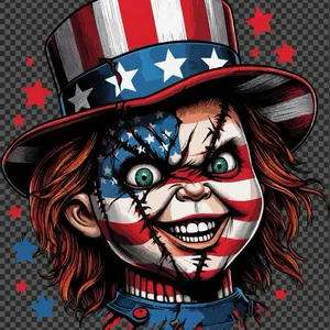 Chucky July 4th DTF shirt