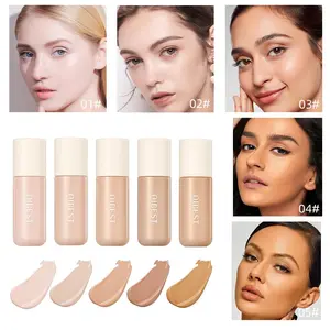 Waterproof Flawless Foundation Makeup Long Lasting Oil Control Concealer Suitable for All Skin Types Moisturizing Hydrating Brightening Effect