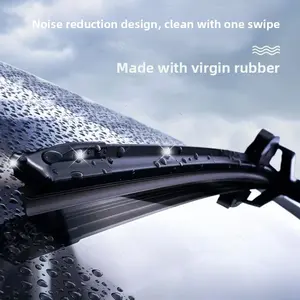 J-Hook Frameless Wipers | All Season, Silent, Streakless, 2-Piece Premium Replacement