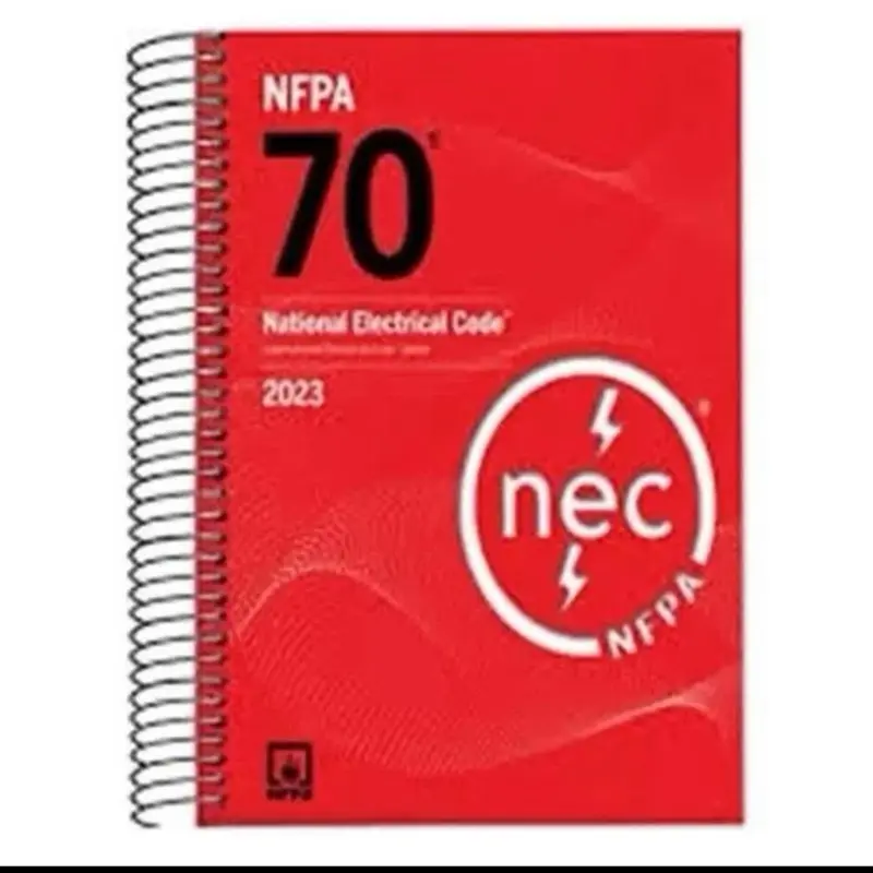 NFPA NEC 70 National Electrical Code 2023 Edition Spiral-Bound Reference Book, Delivers Access to Latest Electrical Standards, Access To Latest Standards