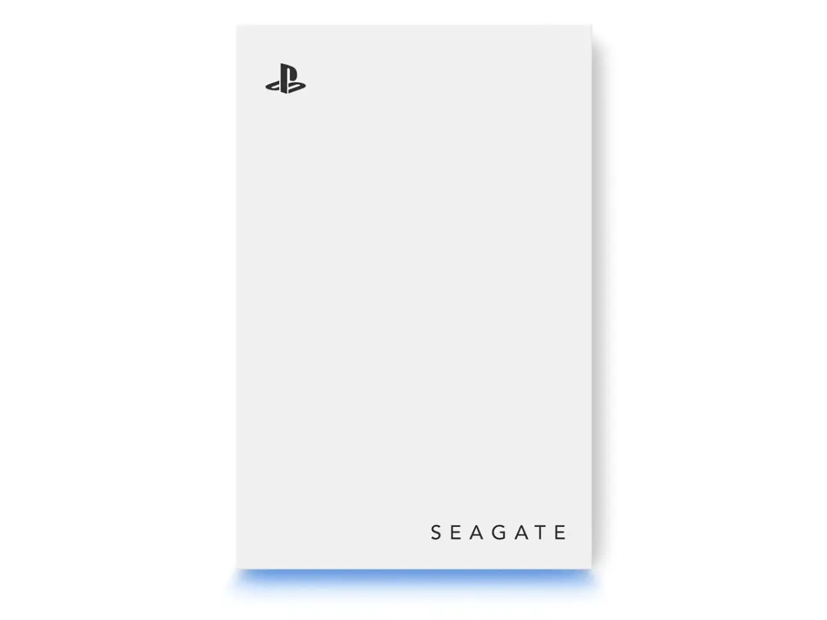 Seagate PS5 Ready 5400rpm Desktop External Hard Drive - 5TB Capacity, USB 3.0 Interface, USB Powered, White Data Storage Device