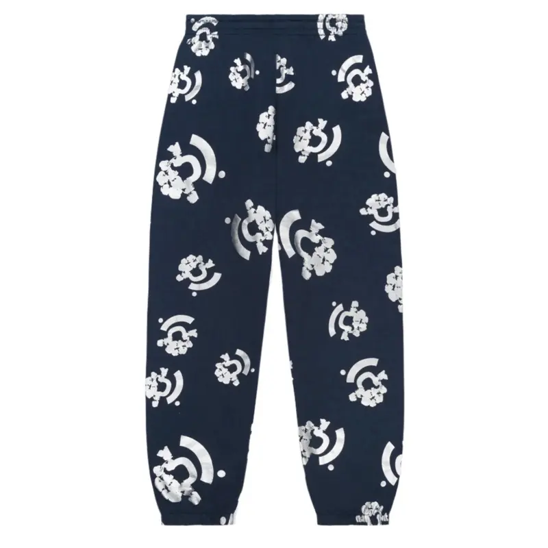 Denim Tears Silver Print Sweatpants