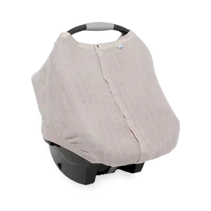 Cotton Muslin Car Seat Canopy - Porpoise